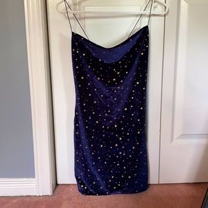Zaful Stars Velvet Dress